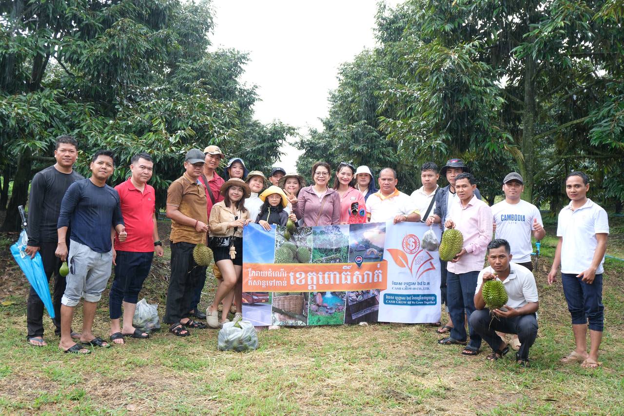 Teamwork and Fun at the Durian Orchard